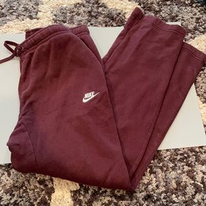 Nike Maroon Sweatpants